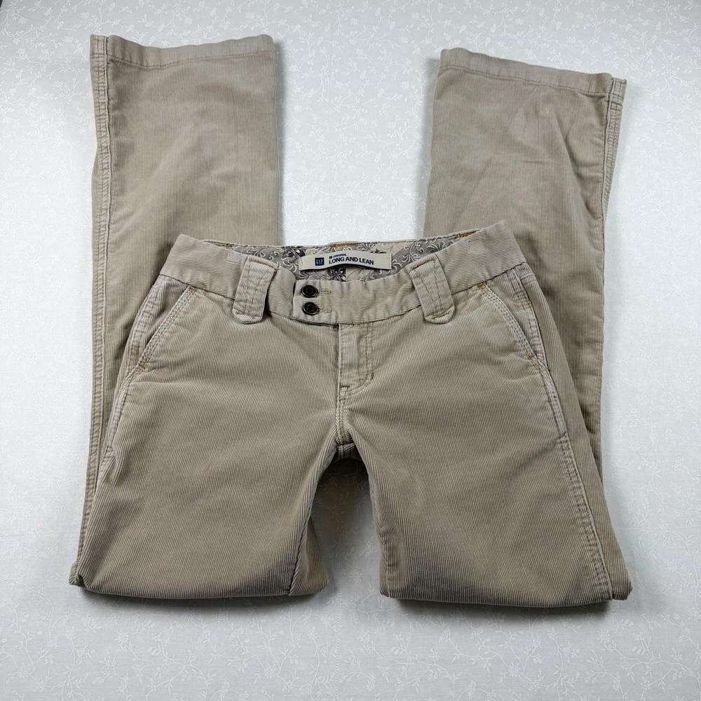 2000's GAP Low Rise Flare Corduroy Pants — Size 1R